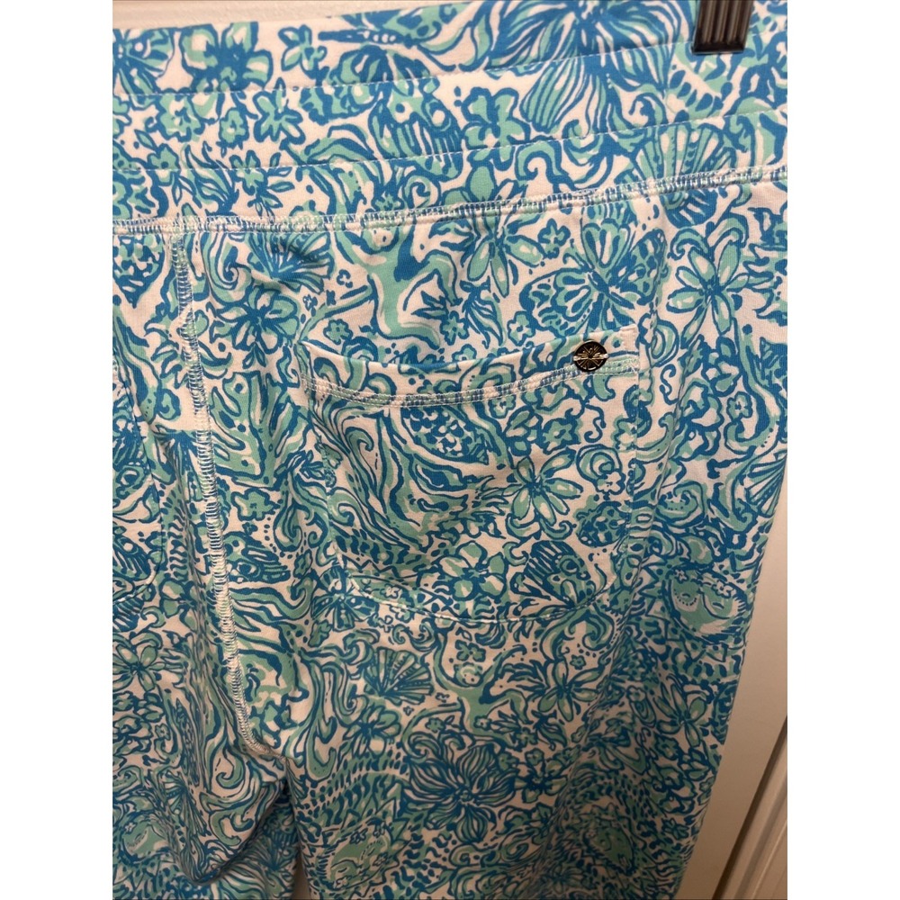 Lilly Pulitzer Women's Joggers Large Blue And White - Picture 4 of 7